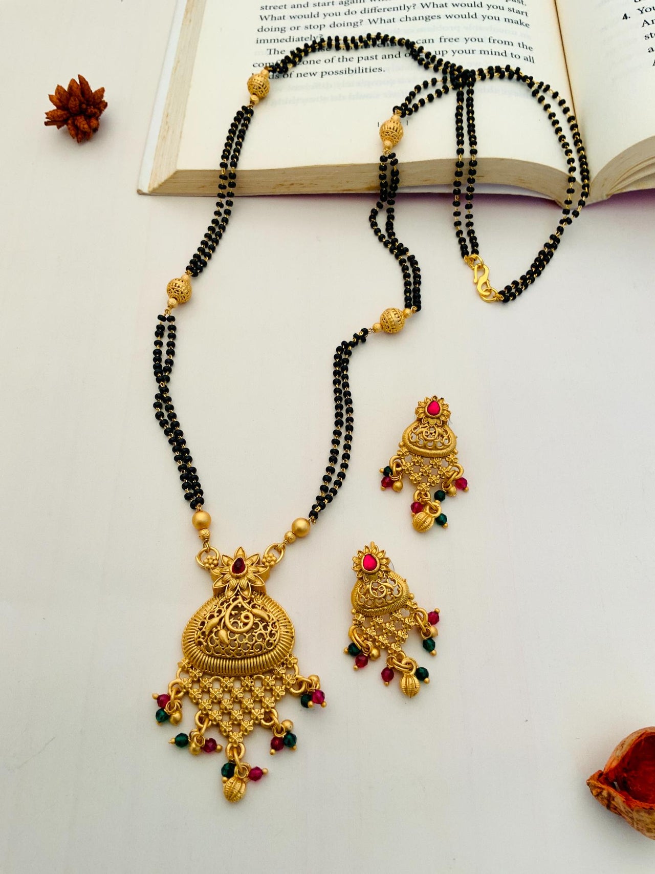 Mangalsutra With Earring