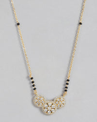 Thumbnail for Stunning Sparkling Gold Plated Mangalsutra