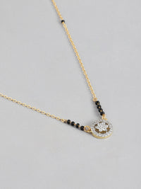 Thumbnail for Versatile Gold Plated Round American Diamond Mangalsutra