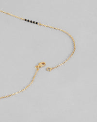 Thumbnail for Beautiful Sparkling Gold Plated Evil Eye Mangalsutra