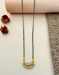Thumbnail for Beautiful Gold Plated American Diamond Mangalsutra - Abdesignsjewellery