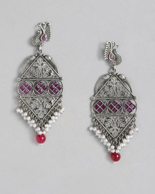 High Quality Ornamental German Silver Earring