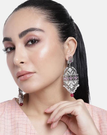 High Quality Ornamental German Silver Earring