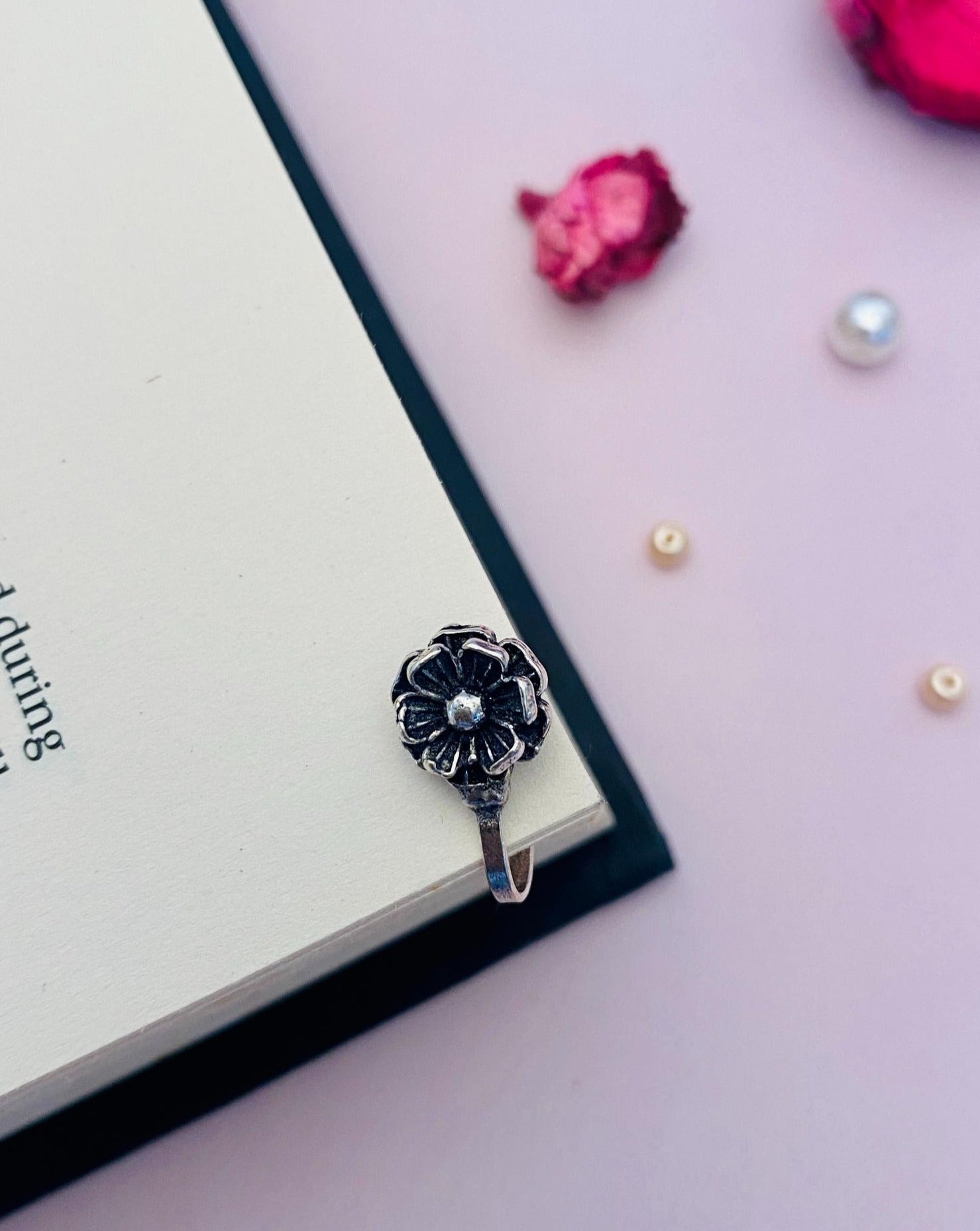 German Silver Nose Pin For Women