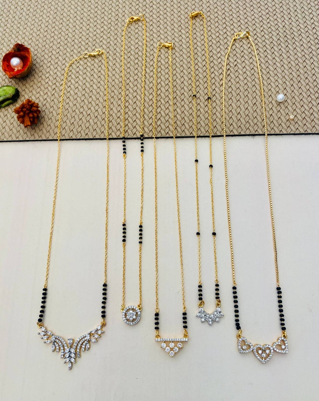 Gold Plated Mangalsutra Combo