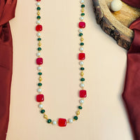 Thumbnail for Classic Royal High Quality Colourful Pearl Beads Mala - Abdesignsjewellery