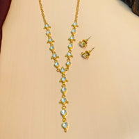 Thumbnail for Regal Gold Plated Kundan Long Necklace