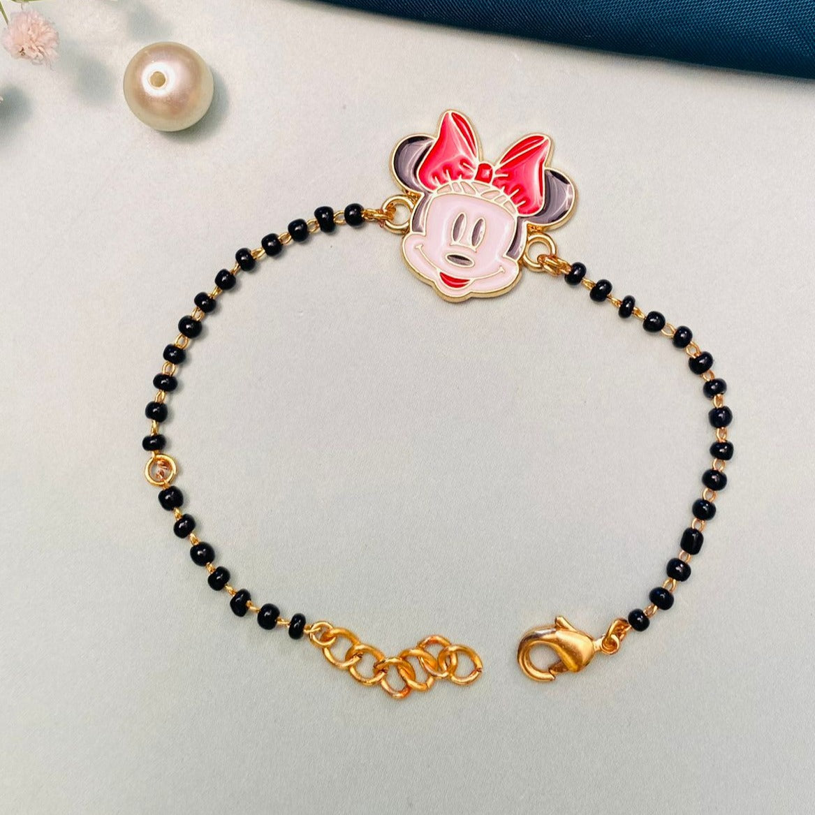 Beautiful Minnie Mouse Kids Hand Bracelet - Abdesignsjewellery