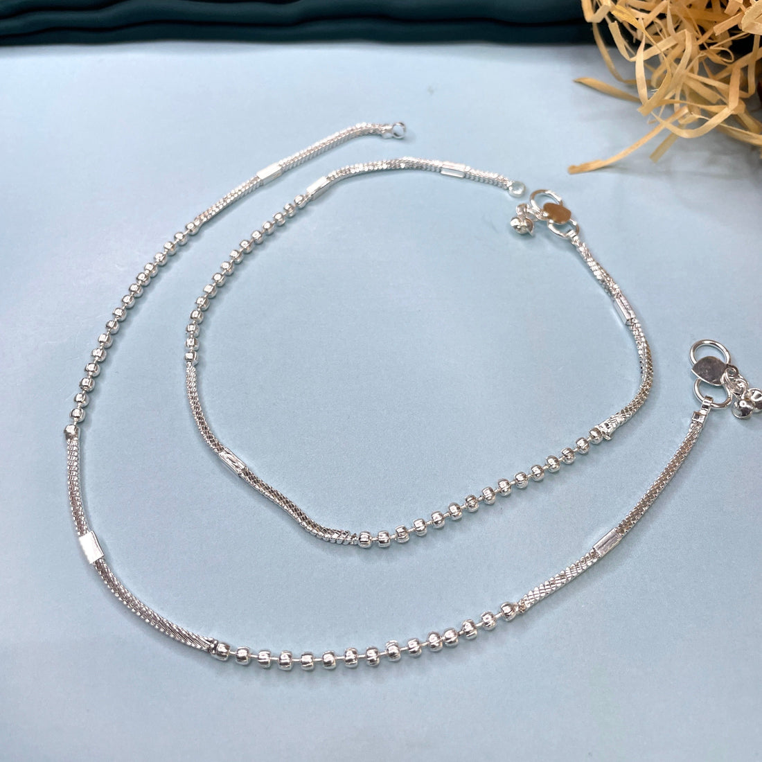 Beautiful Silver Plated Anklet - Abdesignsjewellery