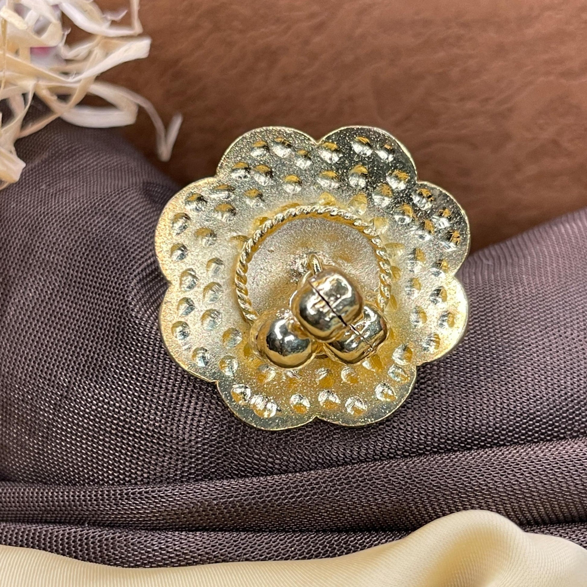 Beautiful Golden Plating Gungru Ring - Abdesignsjewellery