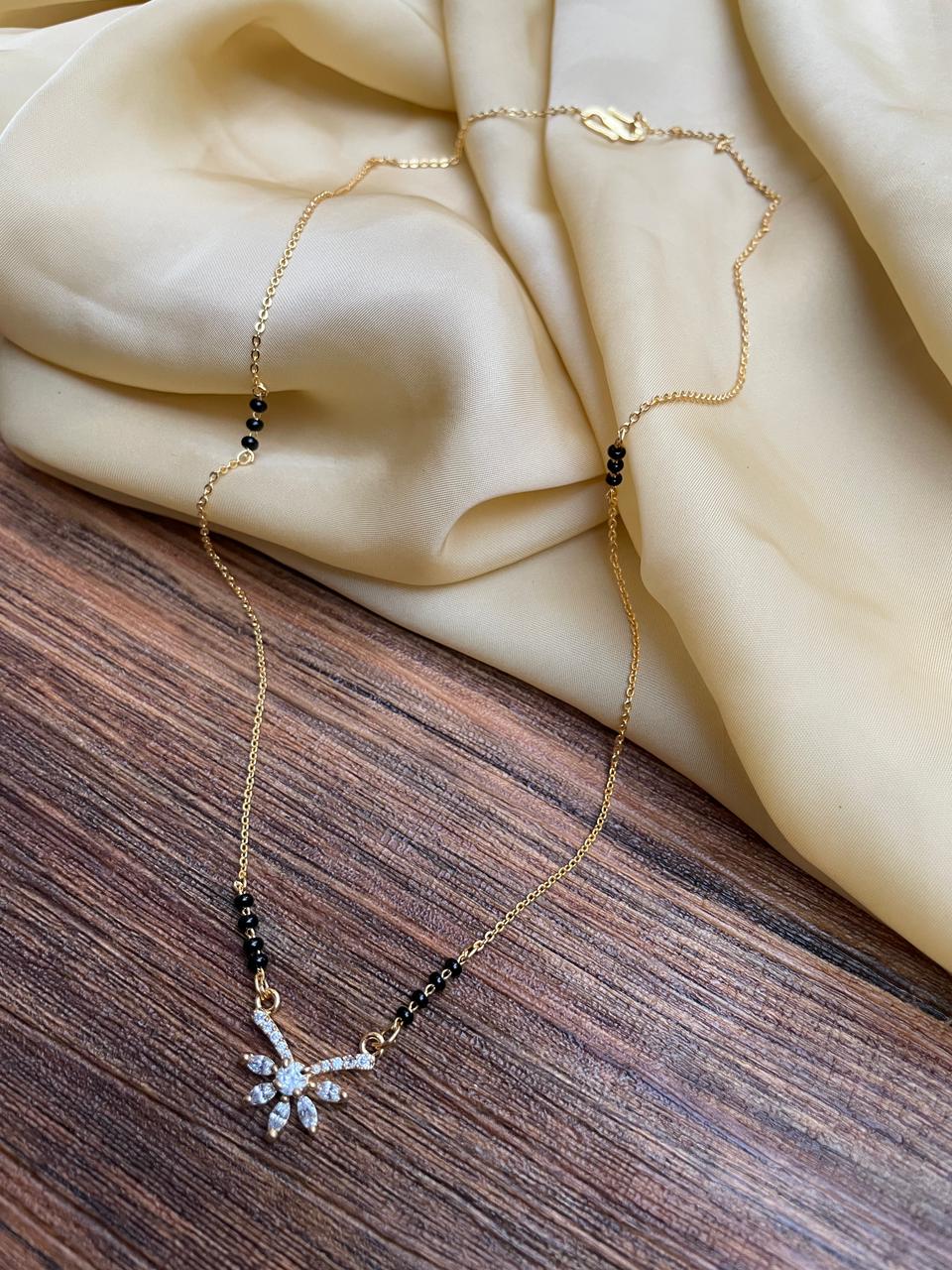 Autograph Morden Gold Diamond Mangalsutra - Abdesignsjewellery