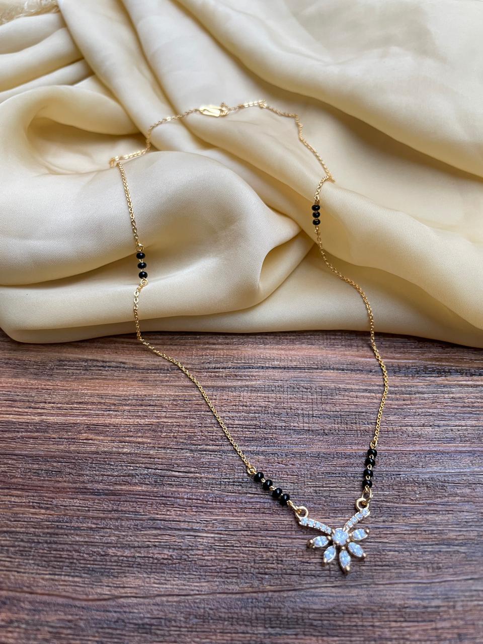 Autograph Morden Gold Diamond Mangalsutra - Abdesignsjewellery