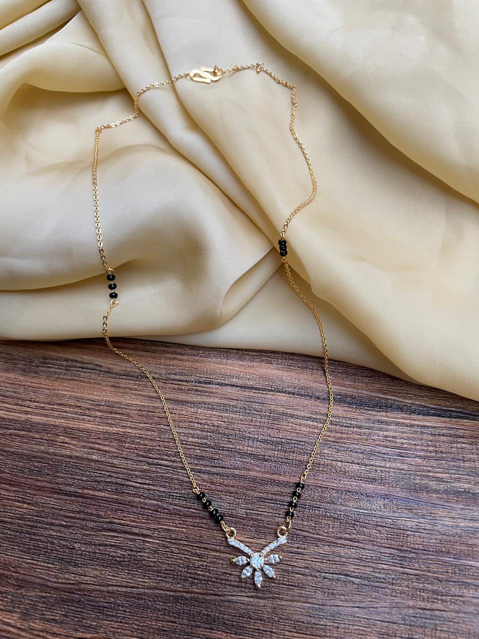 Autograph Morden Gold Diamond Mangalsutra - Abdesignsjewellery