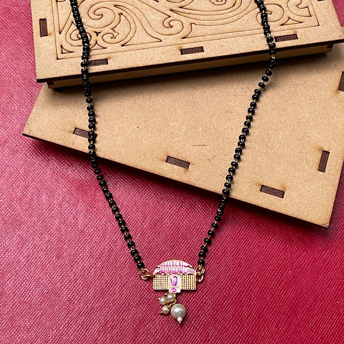 Handpaint Bridal Wedding Doli Mangalsutra - Abdesignsjewellery