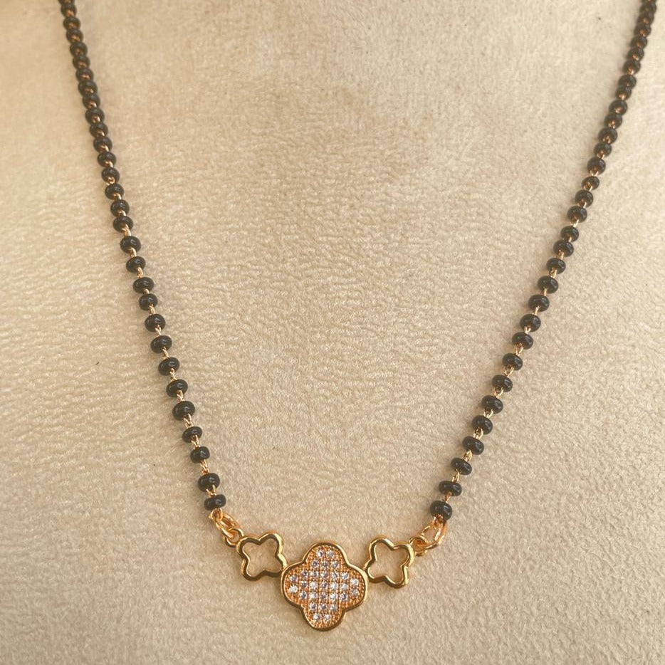 Rose Gold American Diamond Mangalsutra