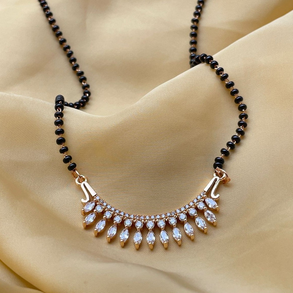 Elegant Gold Diamond Mangalsutra - Abdesignsjewellery