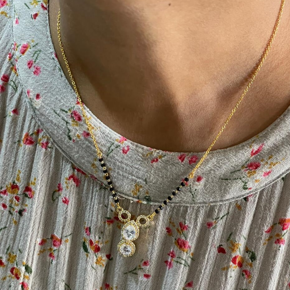 Katrina Kaif Wedding Inspired Gold Plated Mangalsutra