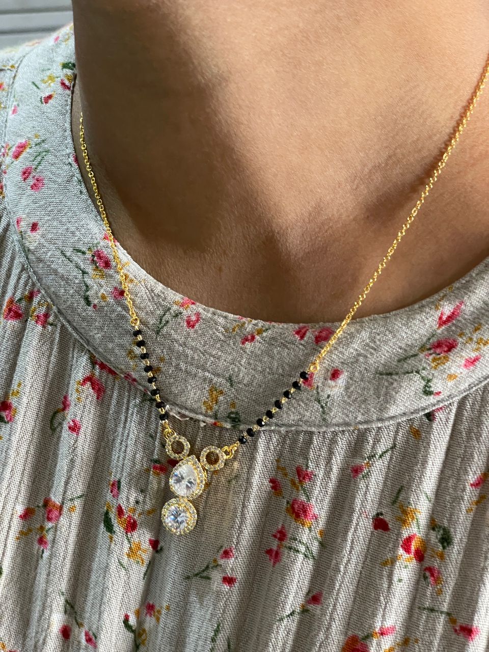 Katrina Kaif Wedding Inspired Gold Plated Mangalsutra