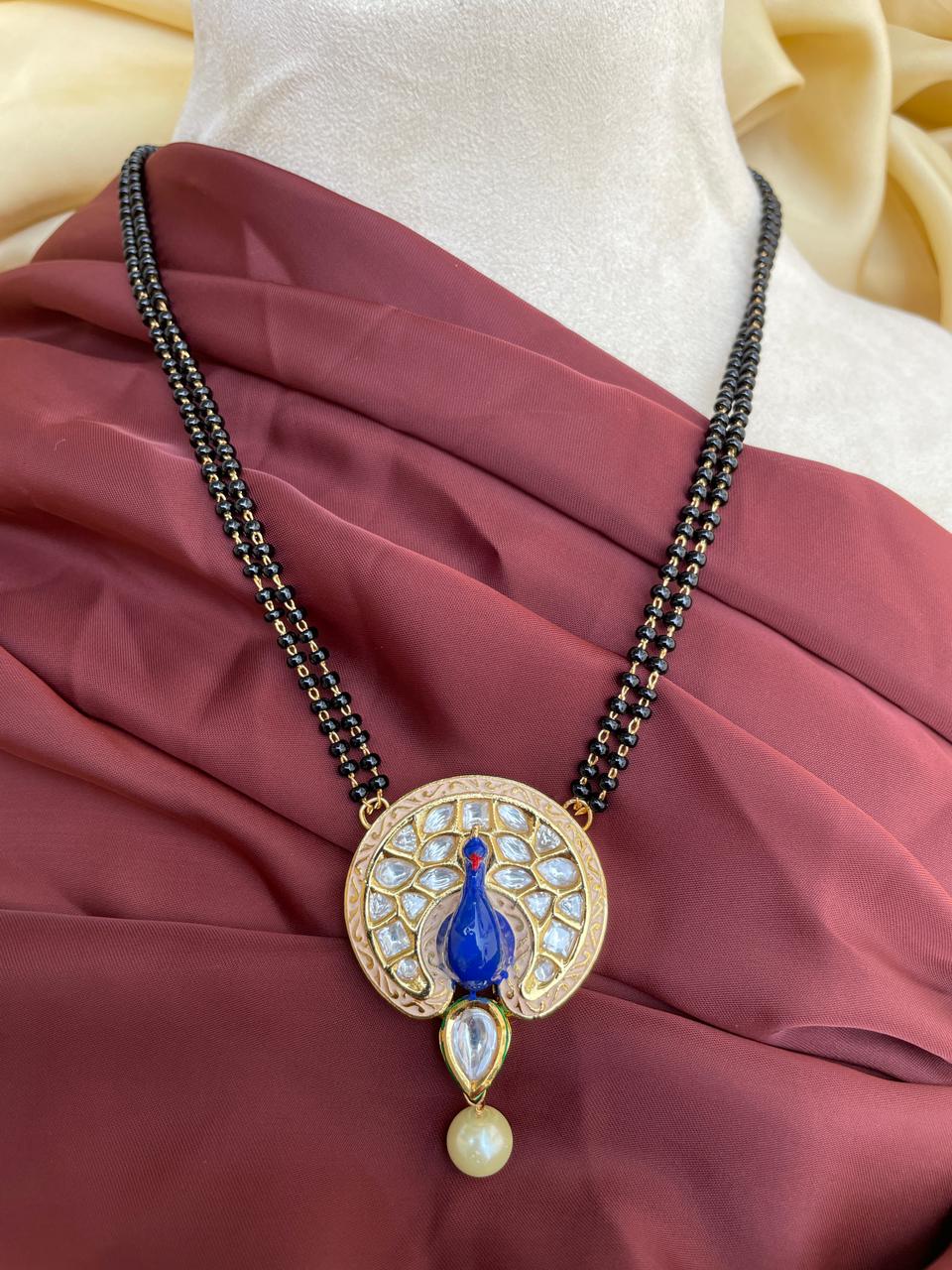 Unique Peacock Style Mangalsutra