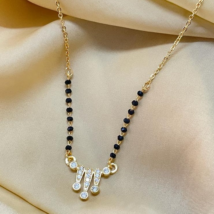 Twinkling Beautiful American Diamond Mangalsutra