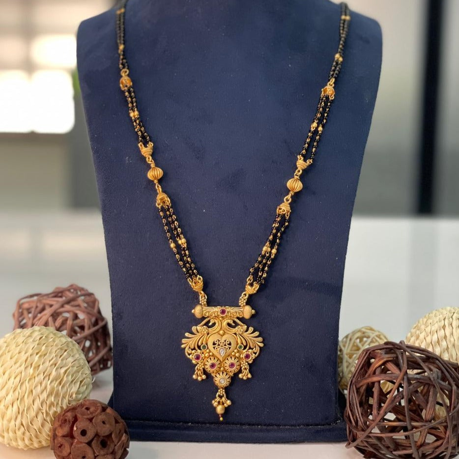 Long Antique South Indian Mangalsutra – Abdesignsjewellery