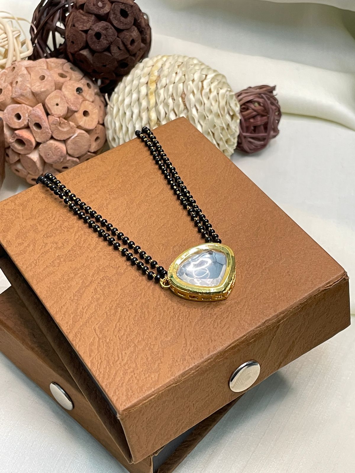 Traditional Unique Polki Mangalsutra