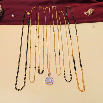Simple gold and diamond mangalsutra designs 2025 — Abdesigns Jewellery India
