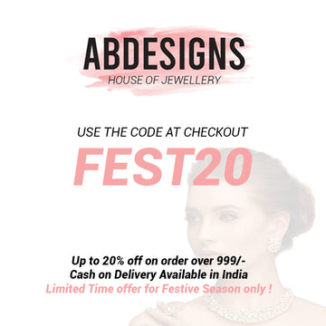 ABDESIGNS JEWELLERY FESTIVAL DISCOUNT CODE