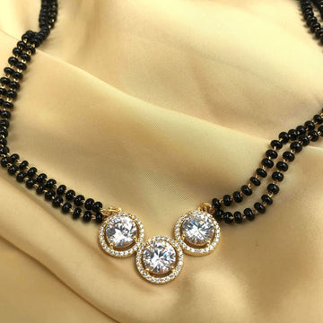 American diamond vs real diamond mangalsutra honest comparison — Abdesigns Surat
