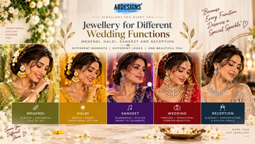 Jewellery for Different Wedding Functions: Mehendi, Haldi, Sangeet and Reception