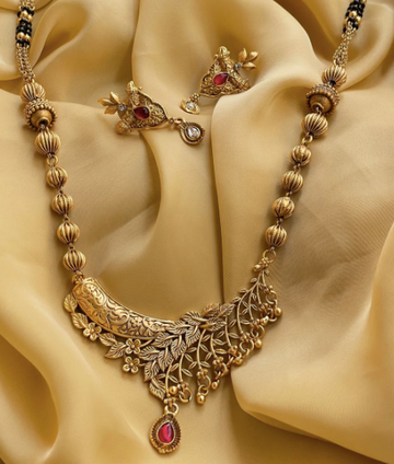 Latest Antique Long Mangalsutra Collection-2022