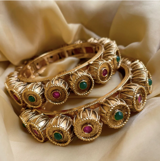 Traditional Goddess Laxmi Temple Bangles