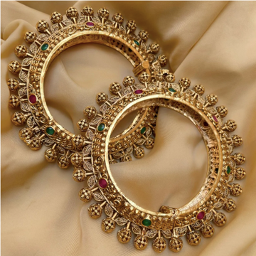 Ethnic Wedding Ruby Emerald South Indian Bangles 2022