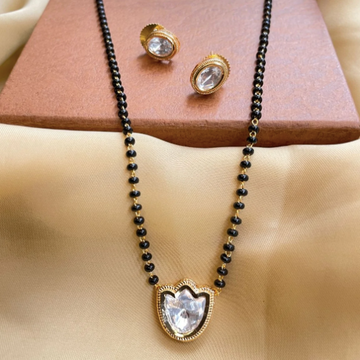 Marquise Gold Polki Diamond Mangalsutra – Abdesigns