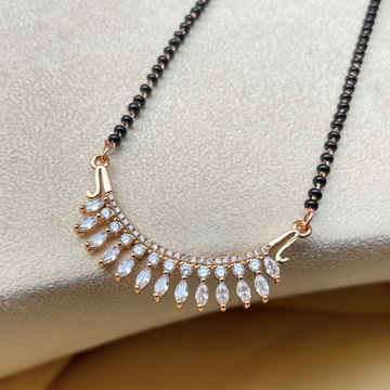 Gold Plated Mangalya Zircon Mangalsutra