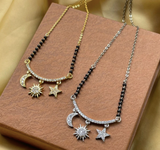 Adorable Simple Diamond Mangalsutra Designs