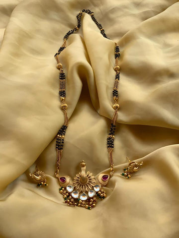 High Quality Gold & Kundan Bridal Mangalsutra Designs