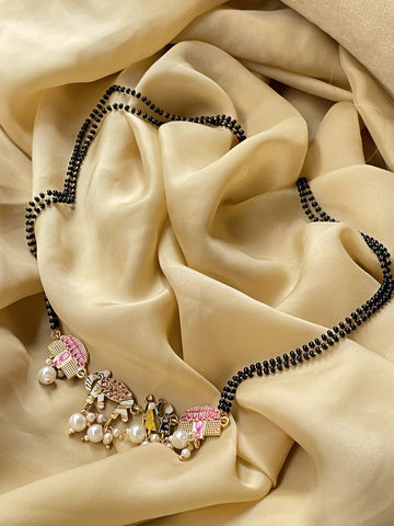 Meenakari Handpaint Doli Barat Bridal Mangalsutra