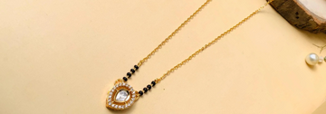 kundan mangalsutra design
