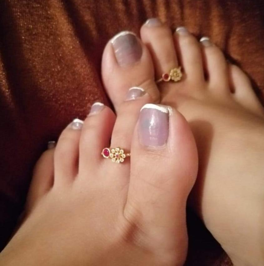 Gold Plated Toe Ring Collection | Buy Online with COD at Abdesignsjewellery