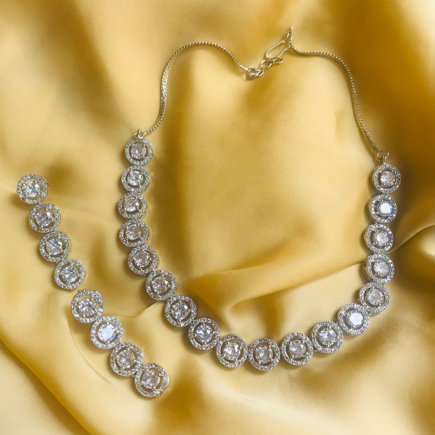 American Diamond/cz Zircon Necklaces