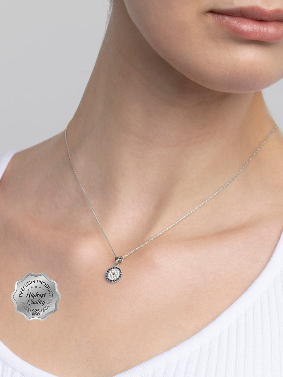 925 sterling silver evil eye