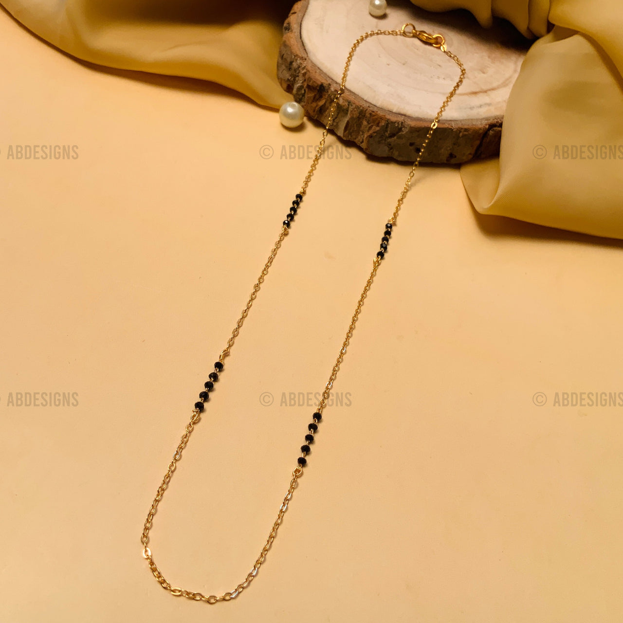 Attractive Fancy Gold Plated Mangalsutra - Abdesignsjewellery