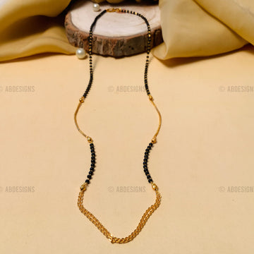 Gold Plated Dual Designer Mangalsutra - Abdesignsjewellery