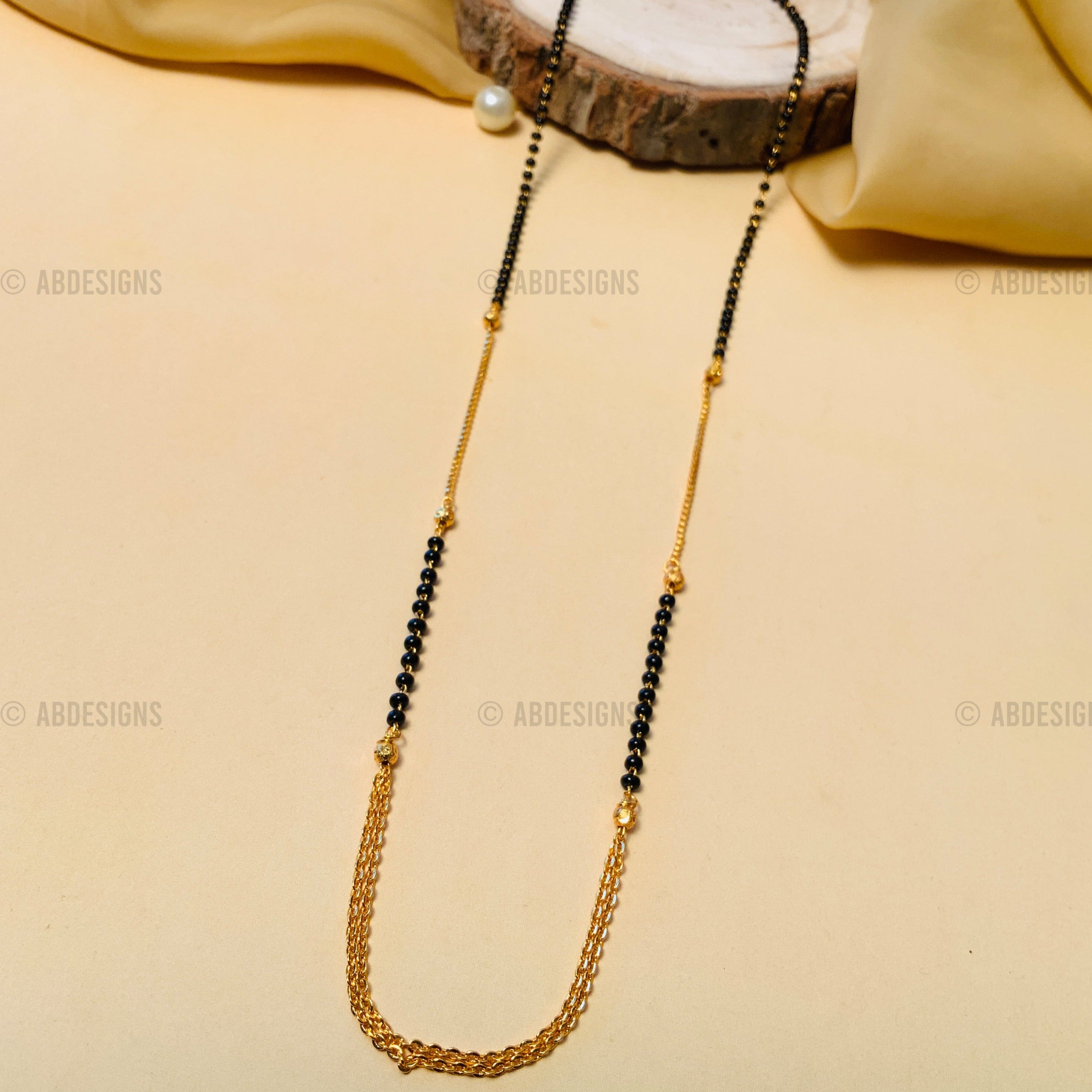 Gold Plated Dual Designer Mangalsutra - Abdesignsjewellery