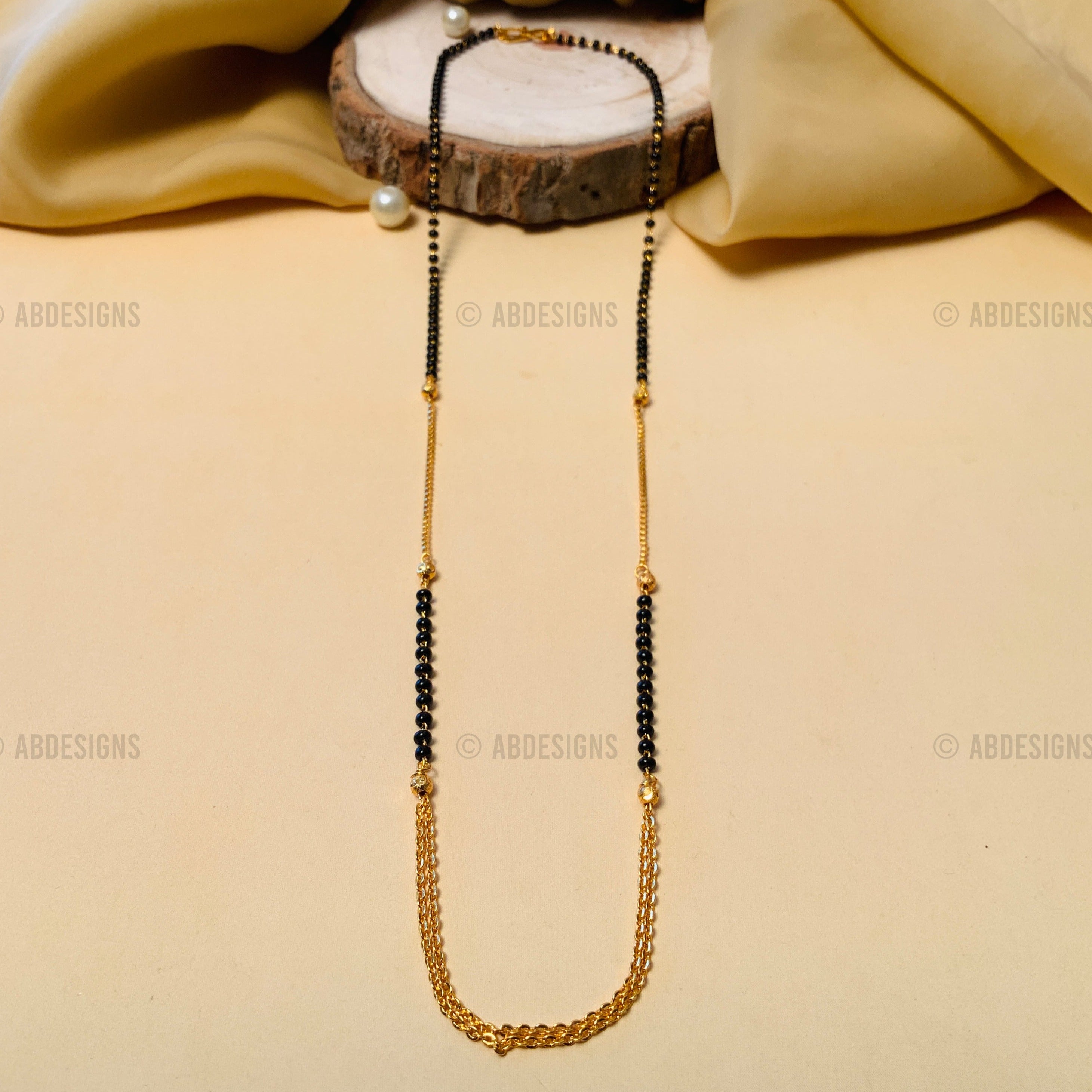 Gold Plated Dual Designer Mangalsutra - Abdesignsjewellery