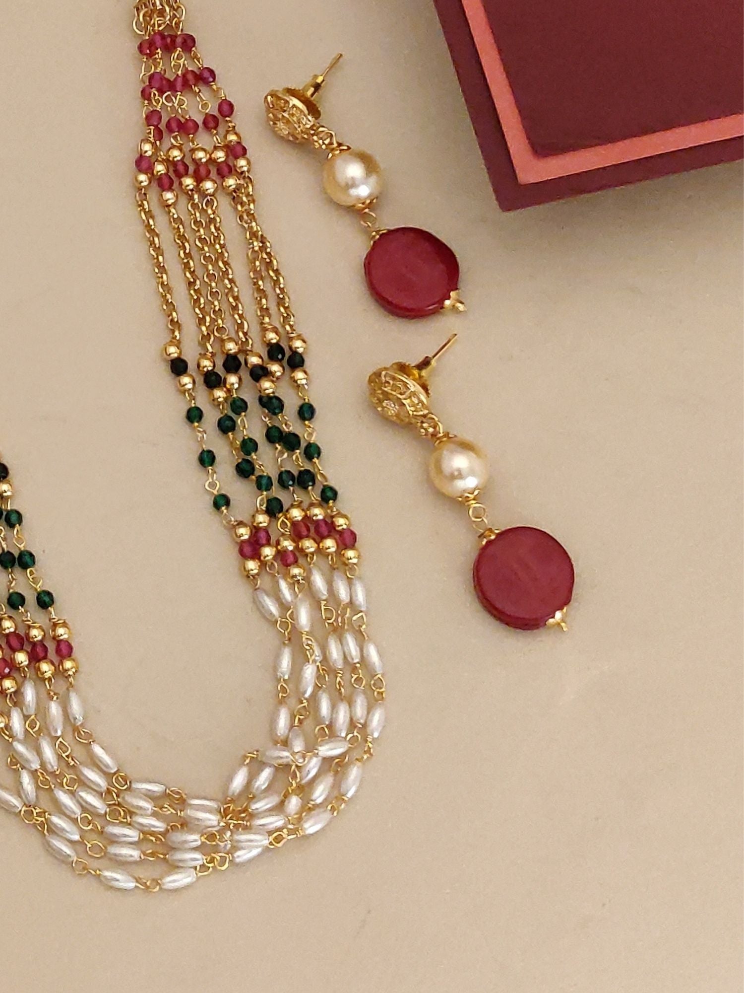 Abdesigns Gold Plated MultiStone Mala