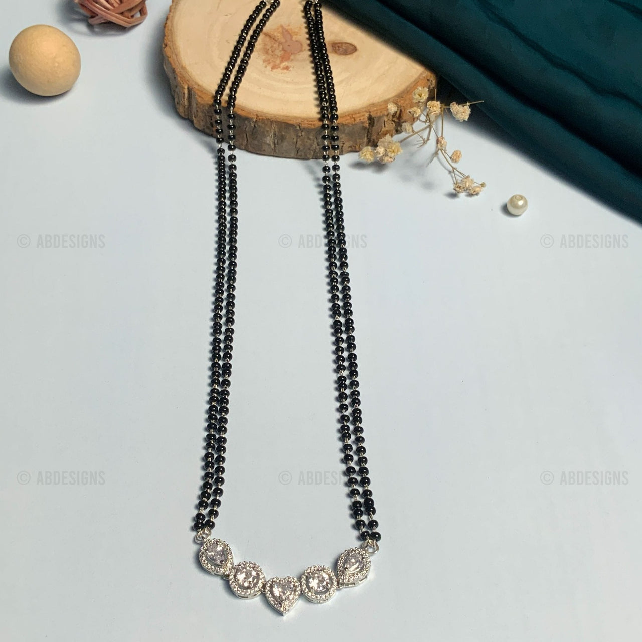 Sophisticate Silver Plated Mangalsutra