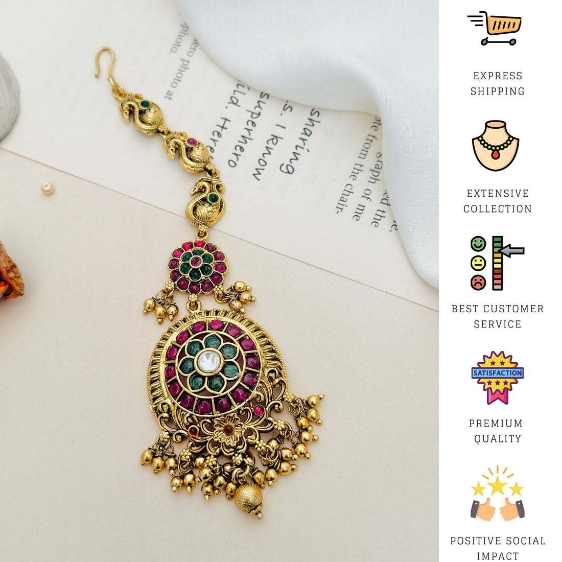 Gold Plated MaangTikka