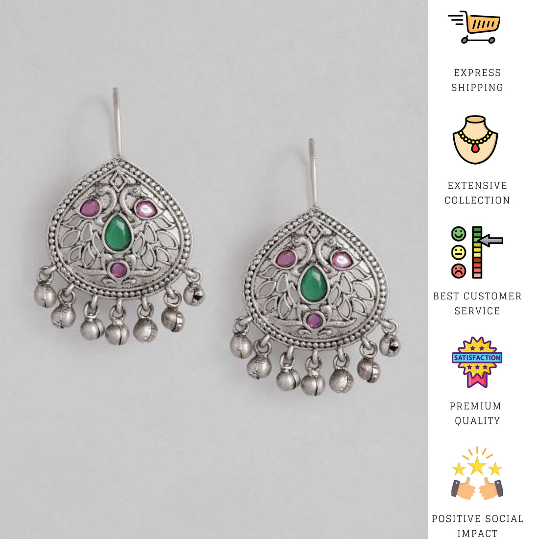German Silver Earring 